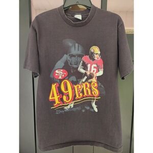 Vintage San Francisco 49ers Shirt Men's Size Large Joe Montana Salem Sportswear